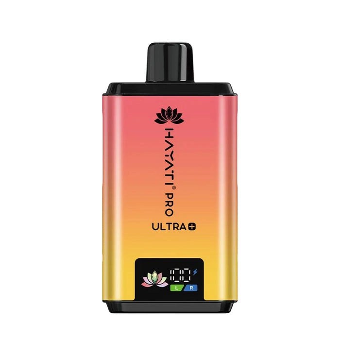 Hayati Pro Ultra Plus 25000 Prefilled Pod Kit in Straw Lemonade flavor – high-capacity vape device with up to 25,000 puffs.