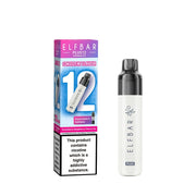 Elf Bar Plus 12 in Strawberry Raspberry Cherry Ice – long-lasting rechargeable vape with up to 12,000 puffs and smooth MTL performance.