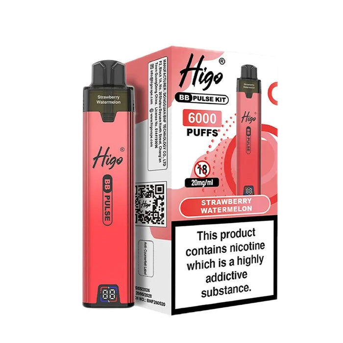 Higo BB Pulse 6000 Strawberry Watermelon Prefilled Pod Kit