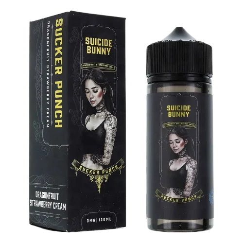Suicide Bunny 100ml E-Liquid Sucker Punch – premium 0mg vape juice with bold flavors and smooth 70/30 VG PG blend for rich clouds