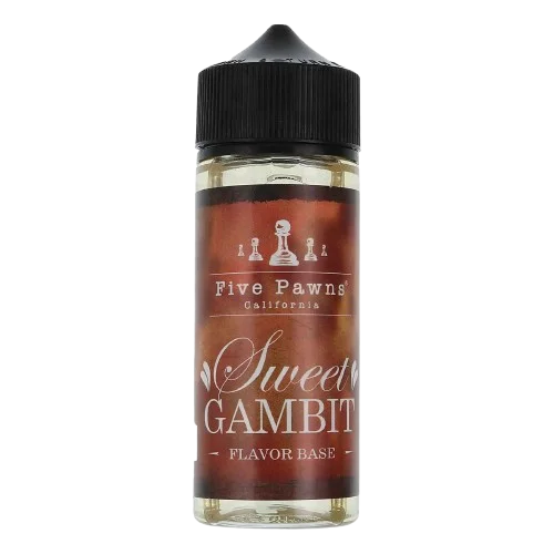 Five Pawns 100ml E-Liquid Sweet Gambit – premium handcrafted vape juice with complex flavors and smooth 50/50 VG PG blend
