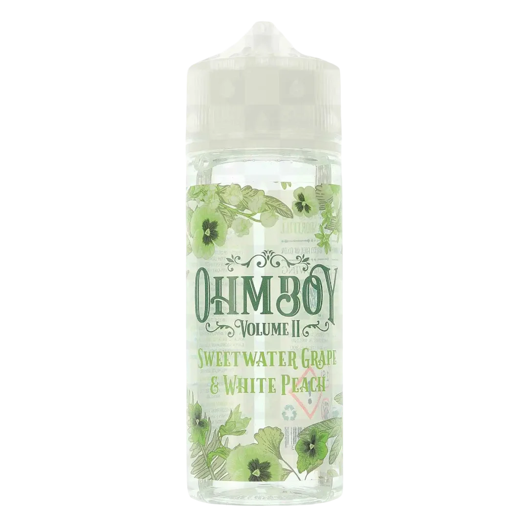 Ohm Boy Volume II E-Liquid 100ml Sweetwater Grape – premium fruity vape juice with authentic British flavors and smooth 70/30 VG PG blend