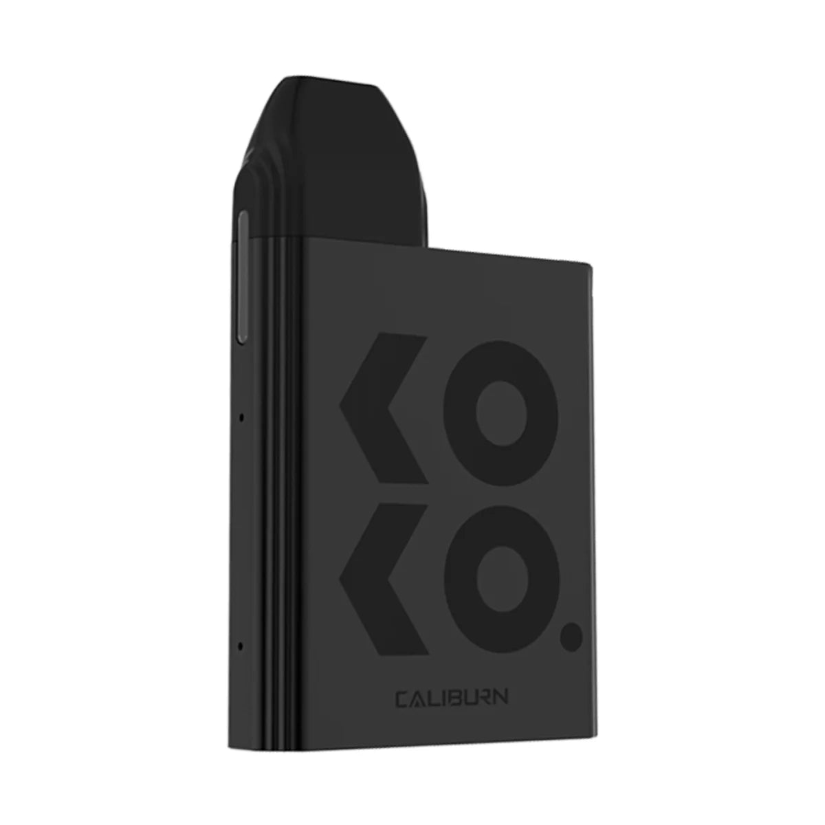 UWELL Caliburn KOKO Pod Kit in Black – compact refillable pod vape device with sleek design and portable performance.