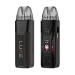 Load image into Gallery viewer, Vaporesso Luxe XR Max 2 Pod Kit in Dark Black Leather – advanced pod vape kit with powerful battery, refillable pods, and adjustable wattage.
