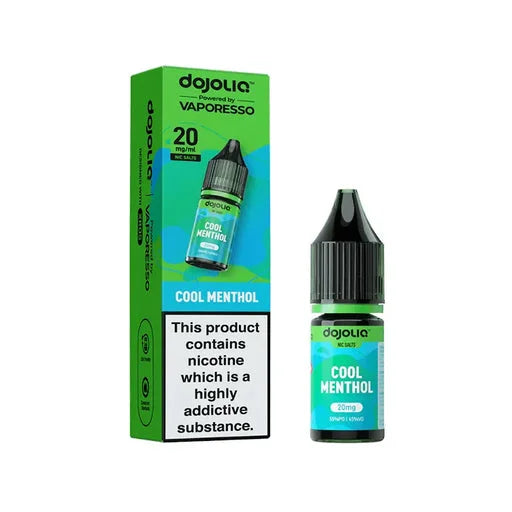 Vaporesso DOJO LIQ Cool Menthol 10ml nic salts box of 10 bottles with smooth flavour and MTL pod vaping performance