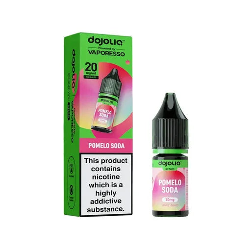 Vaporesso DOJO LIQ Pomelo Soda 10ml nic salts box of 10 bottles with smooth flavour and MTL pod vaping performance