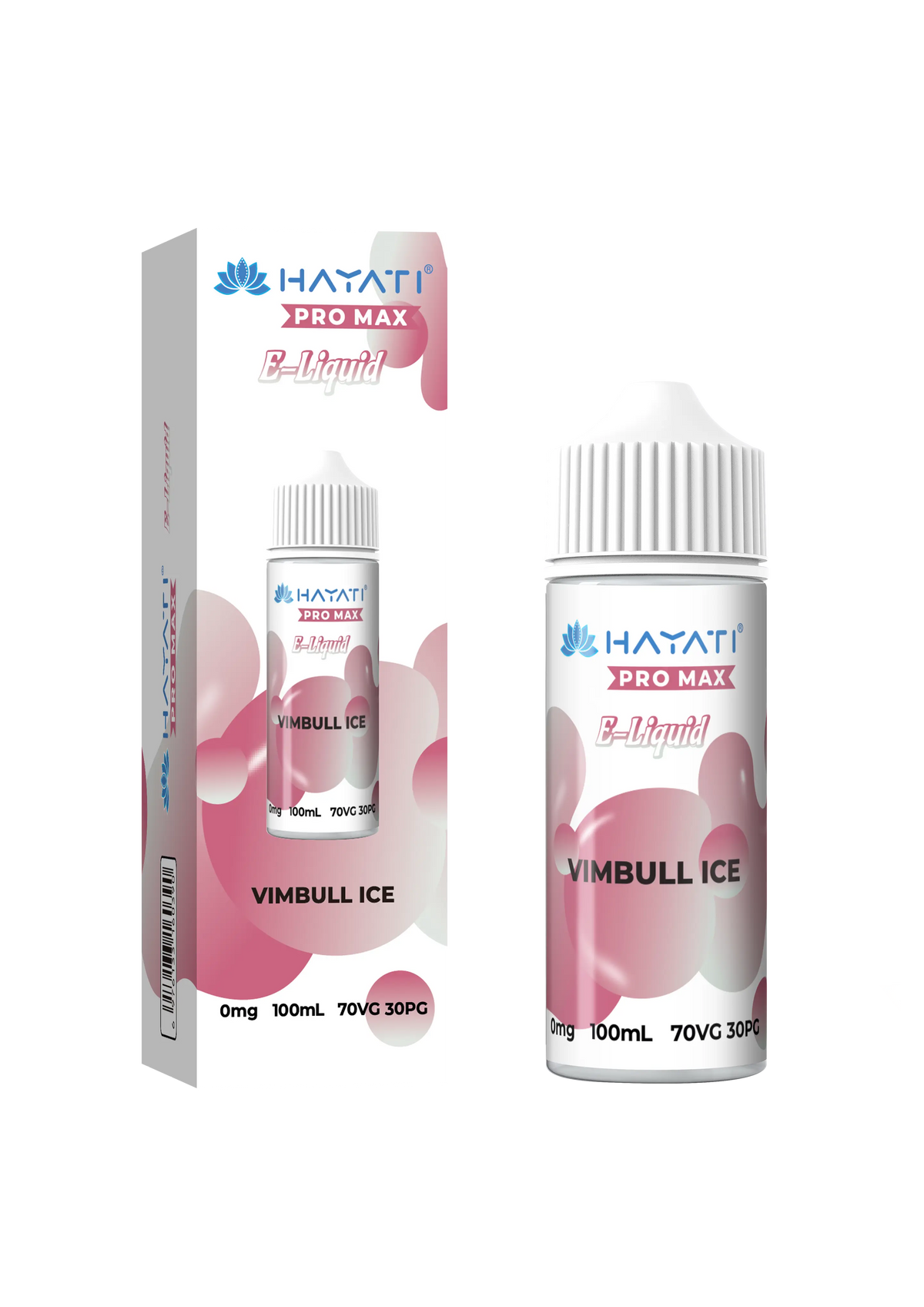 Vimbull Ice Hayati Pro Max E-Liquid 100ml – no nicotine vape juice with rich flavor and smooth 70/30 VG PG blend