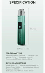 Load image into Gallery viewer, VOOPOO ARGUS G VAPE KIT
