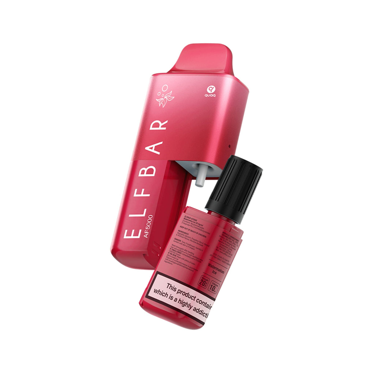 Elf Bar AF5000 Prefilled Pod in Watermelon Ice – compact and efficient pod vape delivering up to 5000 puffs.