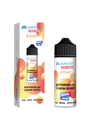 Watermelon Lemon Burst Hayati Pro Max E-Liquid 100ml – no nicotine vape juice with rich flavor and smooth 50/50 VG PG blend