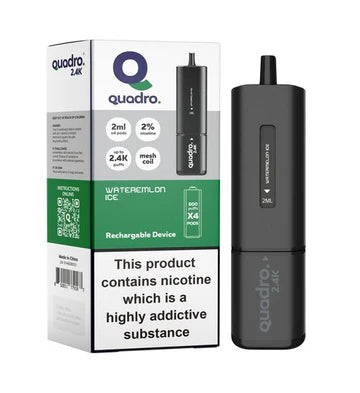 Quadro 2.4k Big Puffs, 2400mAh, 20mg - All Flavour
