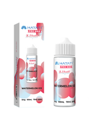 Watermelon Ice Hayati Pro Max E-Liquid 100ml – no nicotine vape juice with rich flavor and smooth 70/30 VG PG blend
