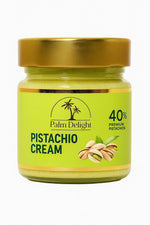 Load image into Gallery viewer, Palm Delight Pistachio Cream, a smooth and indulgent spread crafted from premium pistachios, ideal for desserts, pastries, and adding a rich nutty flavor to recipes.

