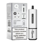 Load image into Gallery viewer, White Series Quadro 2.4k Disposable Vape: Big Puffs, 2400mAh, 20mg
