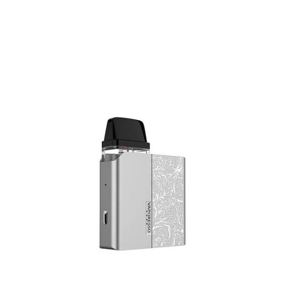 Vaporesso XROS Nano Pod Kit in Ancient Silver – ultra-compact and sleek pod vape with an adjustable airflow, 1000mAh battery, and SSS leak-resistant technology for smooth and reliable MTL vaping.