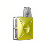 Load image into Gallery viewer, Aspire Cyber X Vape Pod Kit in Flax Yellow – futuristic and compact pod system with a side-fire button, adjustable airflow, and mesh coil technology for smooth, flavorful vaping.