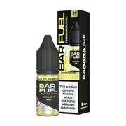 Bar Fuel Nic Salt E Liquid 10ml by Hangsen in banana-ice flavour, offering a smooth and satisfying vaping experience.