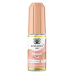 Load image into Gallery viewer, Packaging for Bar Juice 5000 Peach Ice Nic Salt E-Liquid featuring a peach-colored bottle with a white and orange label, and a box with product details.
