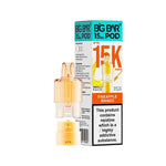 Load image into Gallery viewer, Big Bar 15K Pro Pineapple Mango prefilled pods with 15000 puffs, nic salt e-liquid, mesh coil and refill container