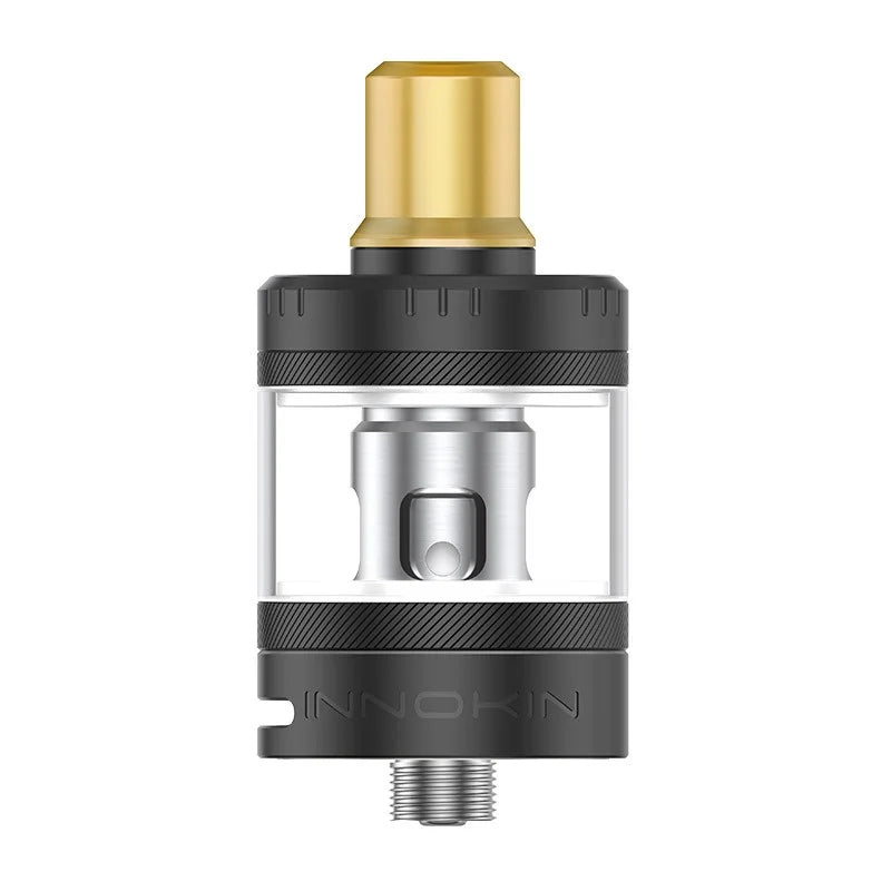 Innokin Zenith Minimal Tank in Black – 2ml TPD-compliant vape tank designed for smooth MTL vaping with easy top-fill system.