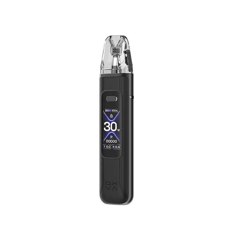 Oxva Xlim Pro 3 Pod Vape Kit Black Leather – advanced pod system with sleek design, rich flavour, and powerful performance