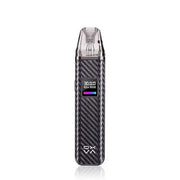 Oxva Xlim Pro Pod Vape Kit in Black Carbon – premium pod device with a carbon-textured black finish, adjustable wattage, OLED display, and precise airflow control for a tailored vaping experience.