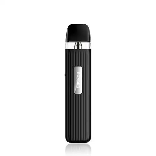GeekVape Sonder Q Vape Pod Kit in Black – sleek and lightweight pod system with a draw-activated design, adjustable airflow, and consistent performance for smooth MTL vaping.