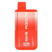Bloody Bar Ultra Twist 20K Prefilled Pod Kit in Blue Razz Bear / Bear Mix – dual-flavor vape device with up to 20,000 puffs.