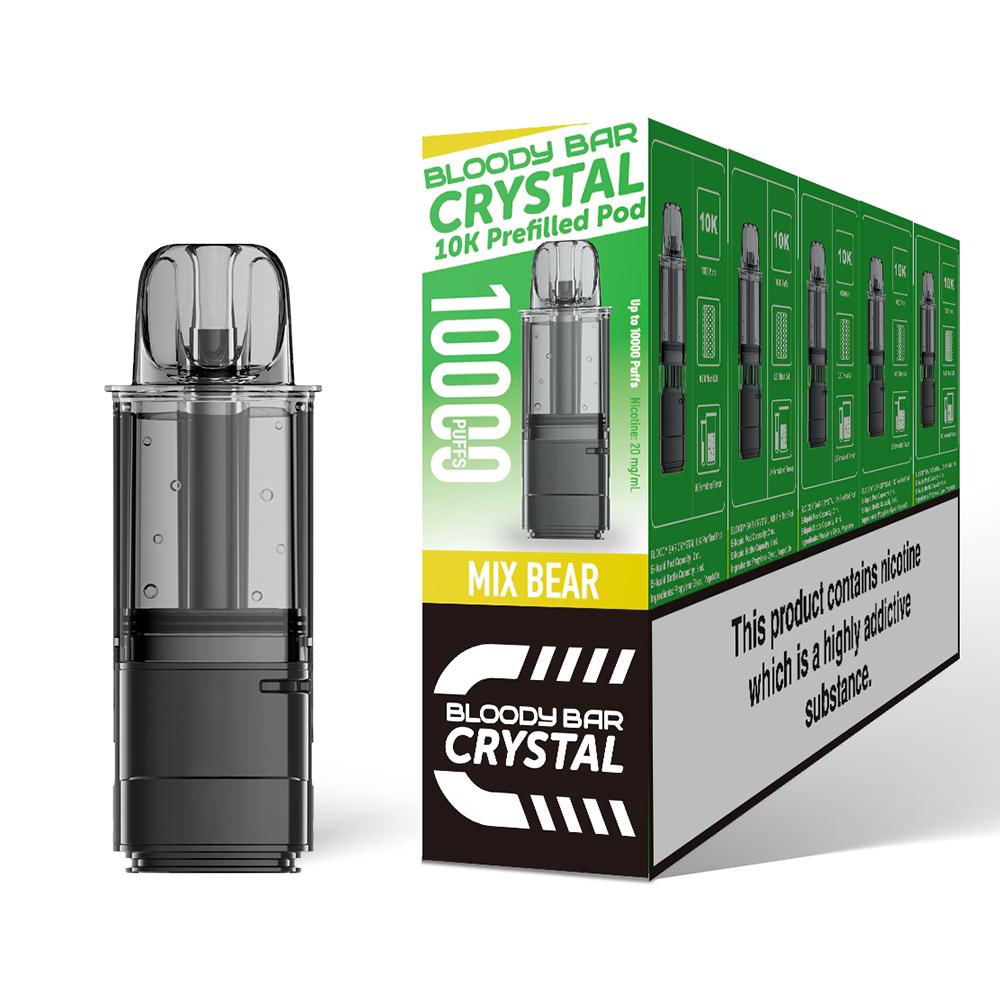 Bloody Bar Crystal 10K Prefilled Pod + Refill Container