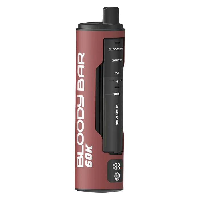 Bloody Bar 60K 4-in-1 Prefilled Pod Kit in Cherry Pack – disposable pod vape with long-lasting performance and fruity flavor.