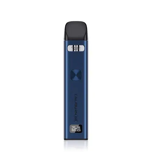 UWELL Caliburn G3 Pod System Kit in Blue – streamlined and powerful pod vape with a OLED display, adjustable wattage, and Pro-FOCS flavor technology for enhanced vaping performance.