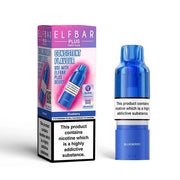 Elf Bar Plus 12 Prefilled Pod & Refill in blueberry – rechargeable vape with a 2ml prefilled pod, 8ml refill container, and 0.8Ω QUAQ mesh coil.