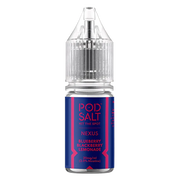 10 × Nexus Pod Salt Vape Juice Nic Salts 50/50 in Blueberry Blackberry Lemonade – a ten-bottle set of pre-mixed nic salt e‑liquids in 50/50 VG/PG ratio, featuring a smooth, all-day nicotine delivery.