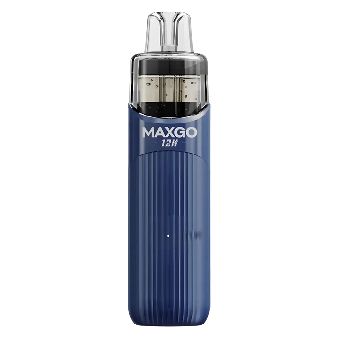 RELX MaxGo 12K Prefilled Pod Kit in blueberry_raspberry flavour, featuring a sleek design for a convenient vaping experience.