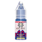 Load image into Gallery viewer, 10ml bottle of Lost Daisy 5000 Bar Nic Salt E-Liquid in Blueberry Sour Raspberry flavor, smooth nicotine salt formula designed for pod kits and mouth-to-lung vaping.
