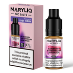 Load image into Gallery viewer, 10ml bottle of MARYLIQ Nic Salts E-Liquid in Blueberry Watermelon Lemonade flavor, 20mg nicotine salt strength for a smooth and satisfying throat hit, ideal for refillable pod kits and MTL vaping.
