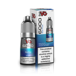 Load image into Gallery viewer, 10ml bottle of IVG 6000 Nicotine Salt Vape Juice in Blue Frost flavor, blending crisp green apple with an icy menthol twist; available in 10mg and 20mg strengths, featuring a smooth nic salt formula perfect for pod kits and mouth-to-lung vaping.
