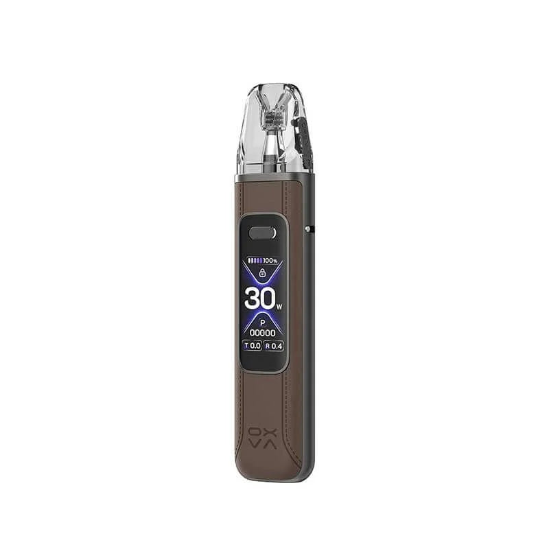 Oxva Xlim Pro 3 Pod Vape Kit Brown Leather – advanced pod system with sleek design, rich flavour, and powerful performance