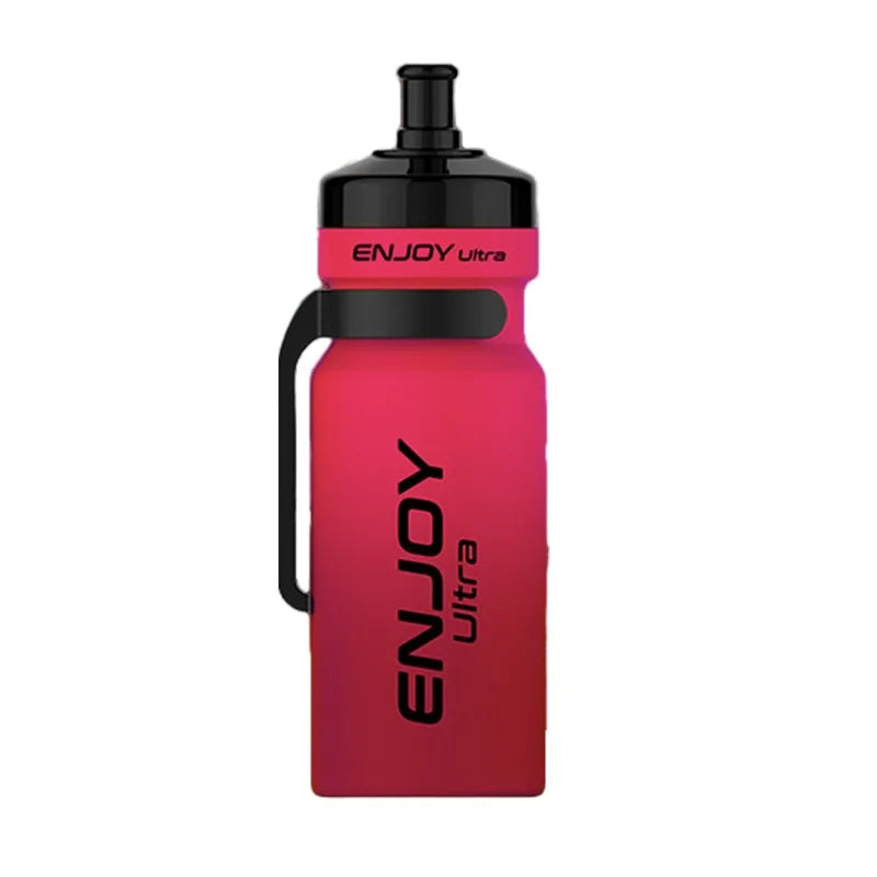 Enjoy Ultra 9000 Cherry vape kit with 9000 puffs, 20mg nic salt, LED display and rechargeable pod system