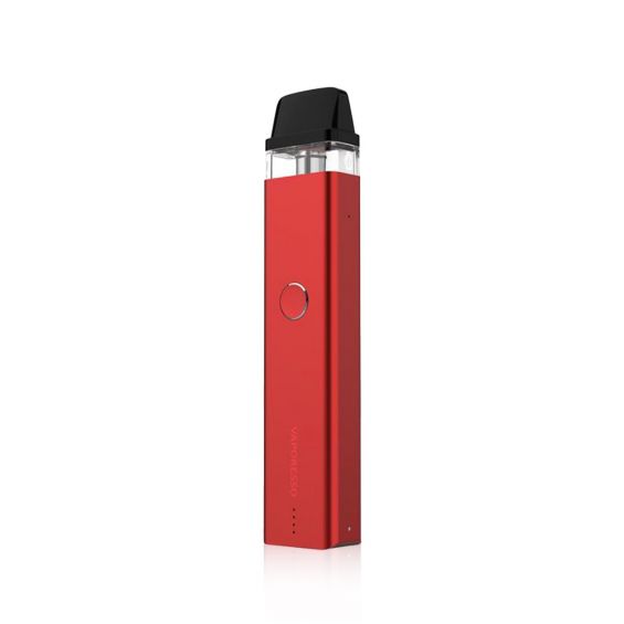 Vaporesso XROS 2 Pod Vape Kit in Cherry Red – sleek and slim pod system with a 1000mAh battery, adjustable airflow, and SSS leak-resistant design for a smooth and customizable MTL vaping experience.