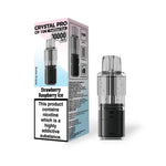 Load image into Gallery viewer, Crystal Pro CP 10K Prefilled Pods in Strawberry Raspberry Ice flavor – stylish vape device with up to 10,000 puffs.
