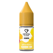 Crystal Clear Nic Salt Vape Juice 10ml Apple Peach – smooth, high-quality nicotine salt e-liquid for a clean and satisfying vape