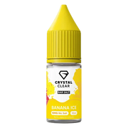 Crystal Clear Nic Salt Vape Juice 10ml Banana Ice – smooth, high-quality nicotine salt e-liquid for a clean and satisfying vape
