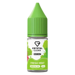 Load image into Gallery viewer, Crystal Clear Nic Salt Vape Juice 10ml Fresh Mint  – smooth, high-quality nicotine salt e-liquid for a clean and satisfying vape
