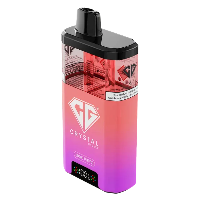 Crystal Galaxy Focus 2 30,000 Puff Prefilled Pod Kit in Strawberry Watermelon Bubblegum & Strawberry Raspberry Bubblegum – dual-flavor vape device with bold berry blends and up to 30,000 puffs for long-lasting enjoyment.