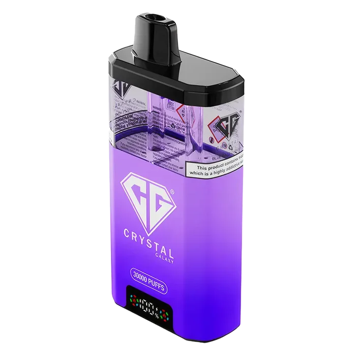 Crystal Galaxy Focus 2 30,000 Puff Prefilled Pod Kit in Blue Razz Cherry & Blue Razz Lemonade – dual-flavor vape device with bold berry blends and up to 30,000 puffs for long-lasting enjoyment.