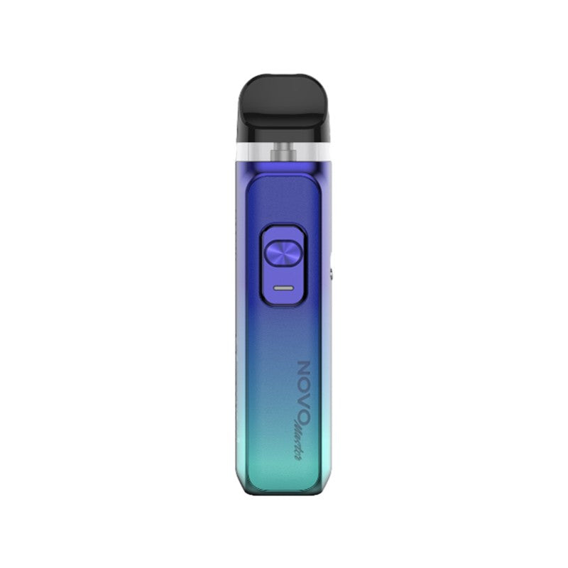 SMOK Novo Master Pod Kit in Cyan Blue – compact and stylish vape device with a vibrant finish, adjustable airflow, and smooth draw-activated performance.