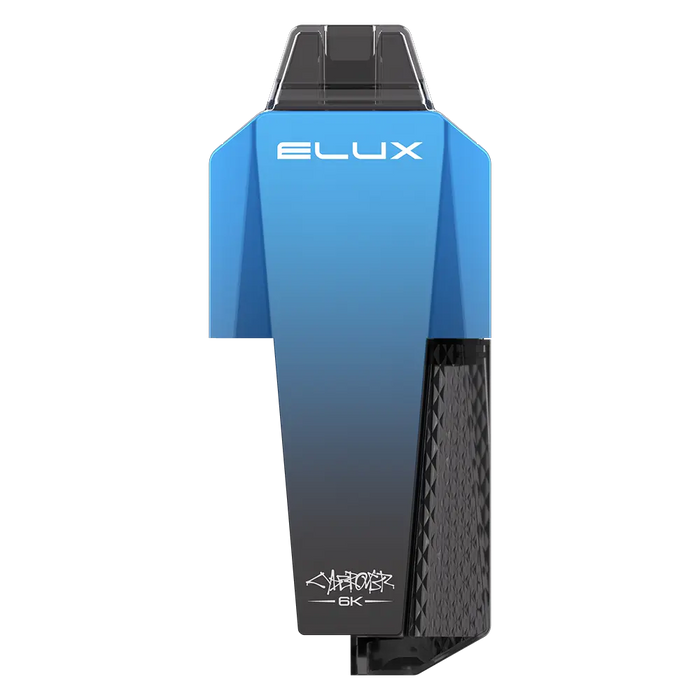 Elux Cyberover 6K Prefilled Pod Kit in Grape Berry flavor – futuristic vape device with up to 6,000 puffs.