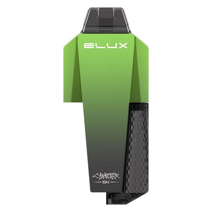Elux Cyberover 6K Prefilled Pod Kit in Gummy Bear flavor – futuristic vape device with up to 6,000 puffs.