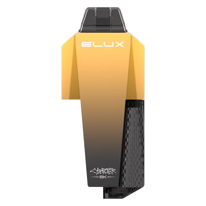 Elux Cyberover 6K Prefilled Pod Kit in Triple Mango flavor – futuristic vape device with up to 6,000 puffs.